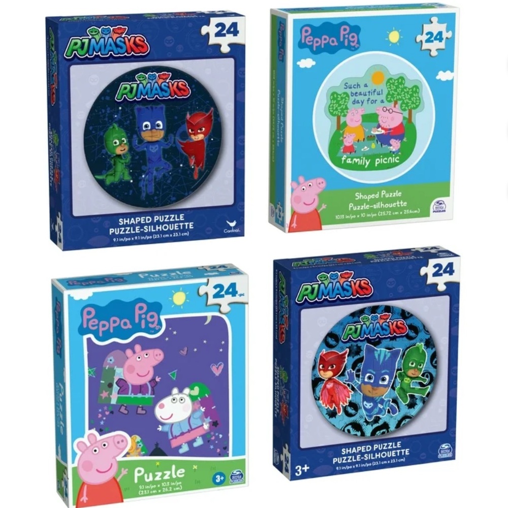 PJ Masks & Peppa Pig Puzzle Set